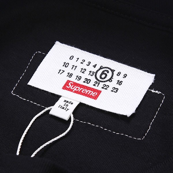 超希少！ハイブランドコラボ メゾンマルジェラ シュプリーム ボックスロゴ tシャツコピー mm6 shn99052